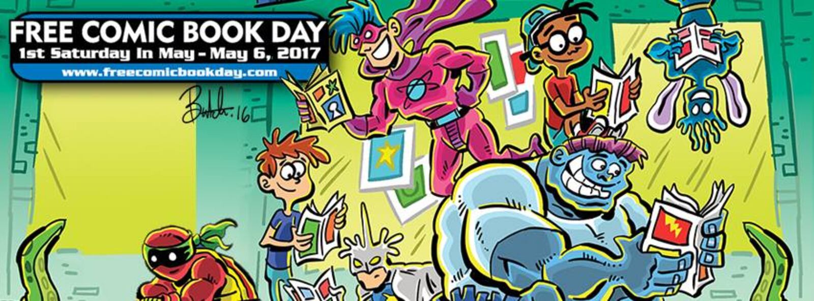 Comic shops all over the Miami Valley will be giving away comics in celebration of Free Comic Book Day.  Contributed photo