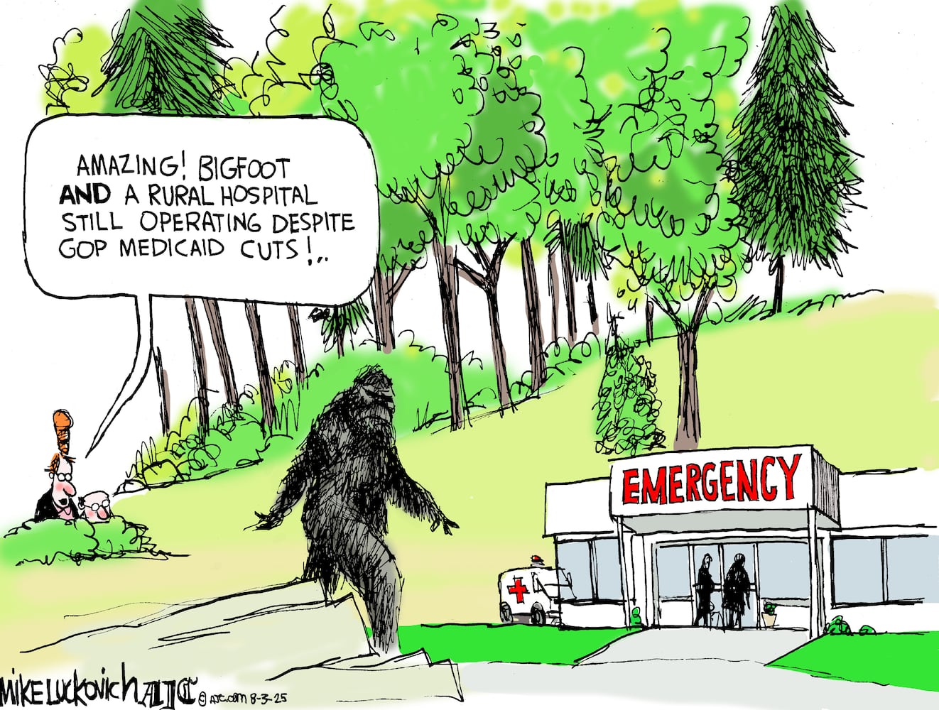CARTOONS: Mike Luckovich, Aug. 10, 2025