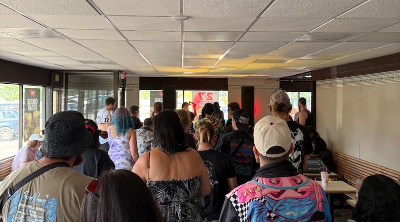 Inside the S. Smithville Arby's on the day of Bass N Cheddar, the EDM rave that took place inside the fast food restaurant in August. CONTRIBUTED/DAKOTA DAVIDSON
