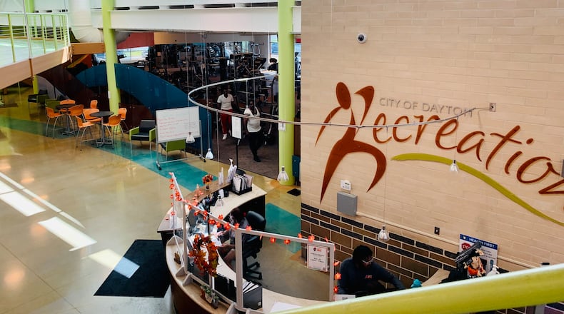 The Greater Dayton Rec Center will be one of three Dayton rec centers that will serve as warming centers. LONDON BISHOP/STAFF