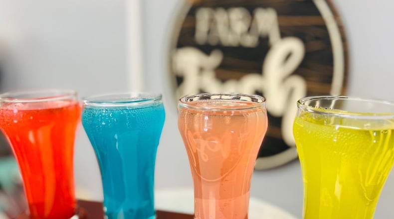 Cafe 19, located at 19 W. National Road in Englewood, is offering lemonade flights for non-coffee drinkers.