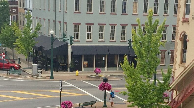Dye Building, 5 S. Market Street in downtown Troy. STEVE BAKER / STAFF