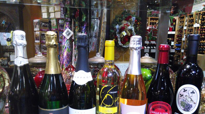 Get a head start on the New Year with a sampling of sparkling beverages at the Gifted Ferret in Woodstock. (Contributed)