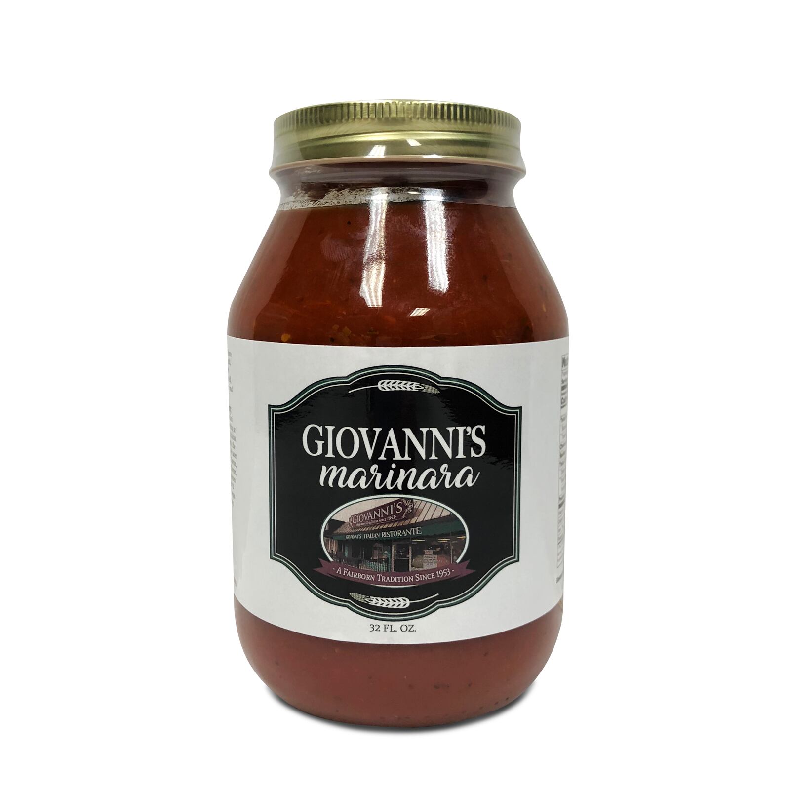 Giovanni's Italian Restaurante (Tony Spaziani’s Giovanni’s Pizzeria é Ristorante Italiano) in Fairborn is celebrating bottling of its marinara sauce.