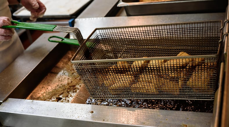Carroll High School hosted its 6th annual St. Pat’s Fest with a fish fry on Friday, March 12 and an Irish dinner on Saturday, March 13, 2021. This year, the event was carryout due to the ongoing coronavirus pandemic. An online silent auction, 50/50 Pot of Gold Raffle and streamed live entertainment such as music by Jameson’s Folly were some of the featured activities. Curbside pickup was available for attendees who ordered more than five meals or those who required assistance. Did we spot you there on Friday night? TOM GILLIAM/CONTRIBUTING PHOTOGRAPHER