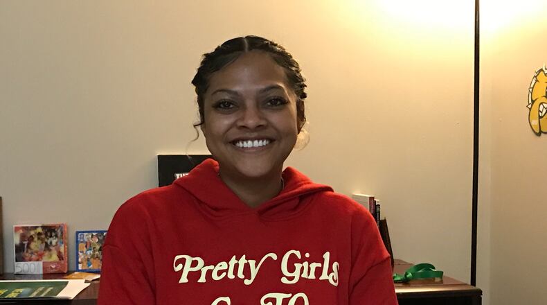 Jasmine Coleman, Wilberforce University’s new volleyball coach grew up on the Navajo Nation reservation in Arizona and played college basketball and volleyball at Rust College in Mississippi. Tom Archdeacon/CONTRIBUTED