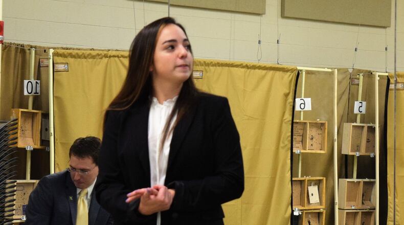 Sierra Caskey, a junior at Northmont High School, talks about the dangers or social media apps. CONTRIBUTED.