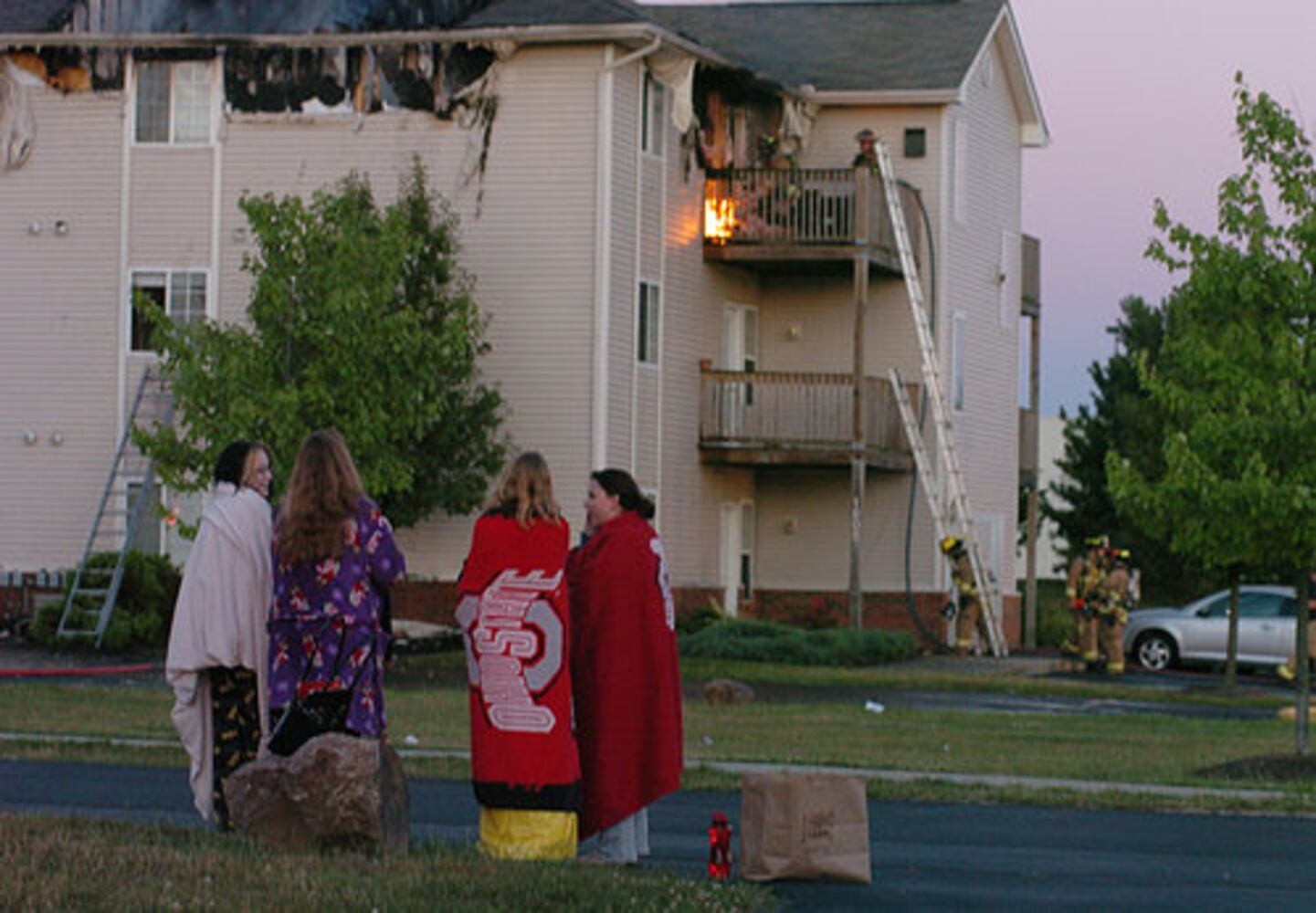 Xenia apartment complex fire