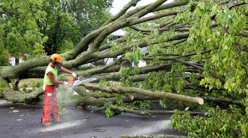 Ohio was hit hard by the June 29, 2012 derecho storm. According to the Ohio Insurance Institute, the state saw losses of at least $433.5 million. Staff photo by Greg Lynch