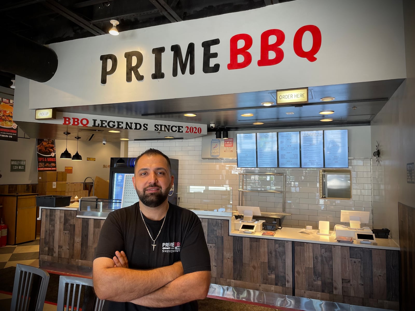 Prime BBQ Smokehouse is opening its first location in the Dayton region at 1200 Brown St. Suite 150. Pictured is co-owner Eddie Yasso. NATALIE JONES/STAFF