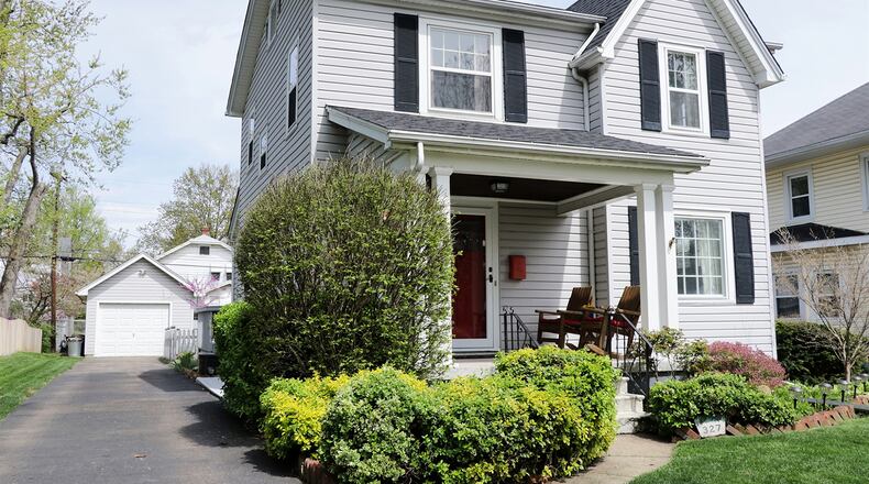 The framed 2-story has about 1,730 sq. ft. of living space, plus the finished basement. The property includes tailored gardens, a concrete driveway that leads to the 1-car, detached garage. CONTRIBUTED PHOTO BY KATHY TYLER