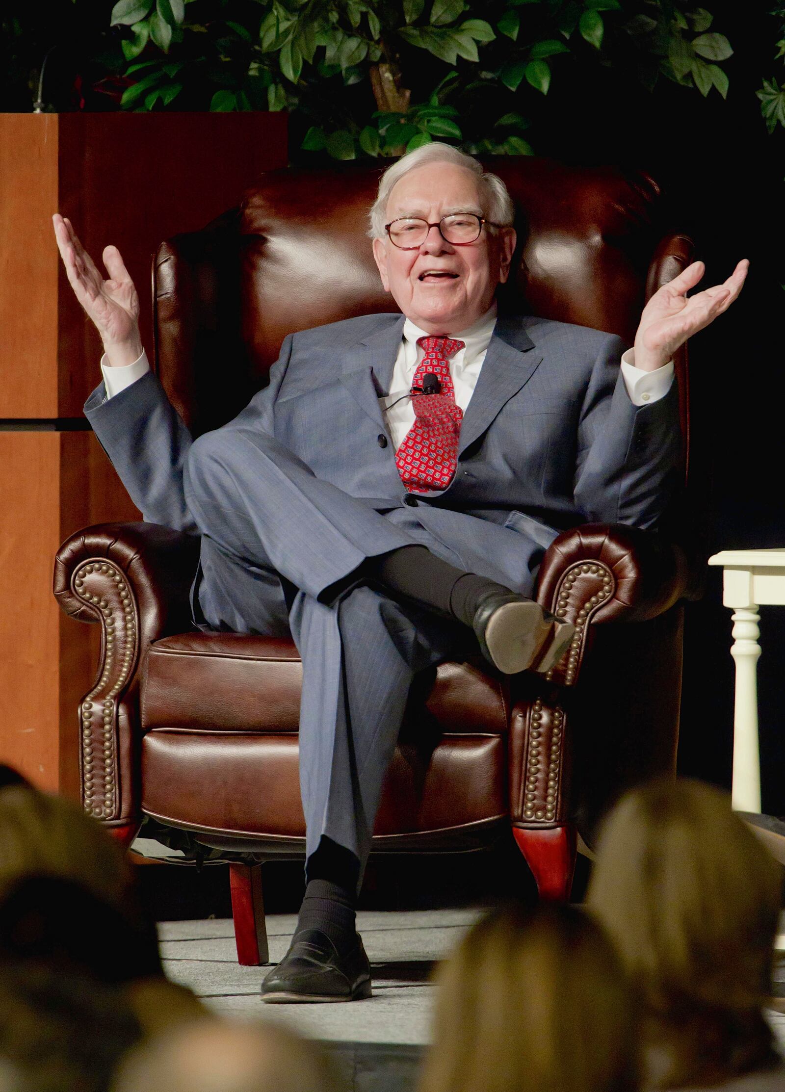 Warren Buffett speaks in Omaha, Neb., at an event to raise money for the Girls Inc. charity organization in 2011.