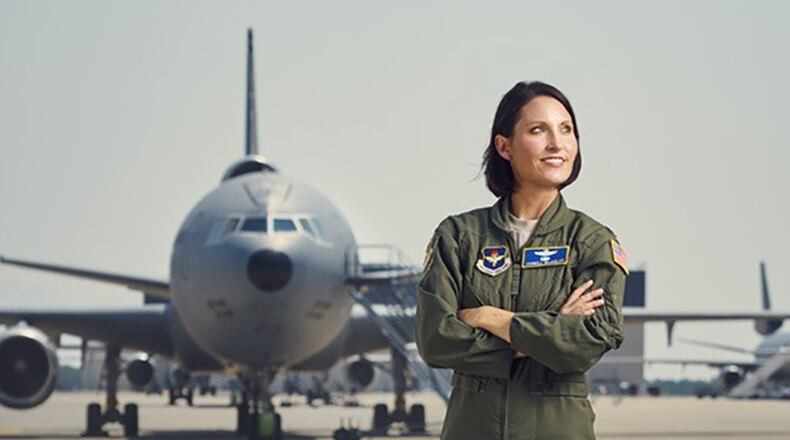 Jannell MacAulay, a combat veteran pilot and leadership and human performance consultant, recently taught professional development seminars, hosted by the 88th Air Base Wing. The “Command Your Mindset” training underscores stress management, burnout and elevating performance while enhancing productivity and creativity. CONTRIBUTED PHOTO