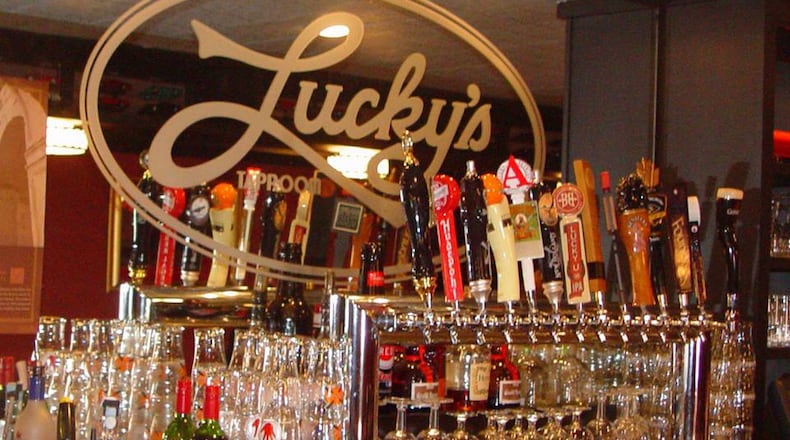 Lucky's Taproom & Eatery announced a new menu that features six new burgers, the addition of  a quinoa/black bean patty and chicken and waffles, served on a house-made buttermilk waffle with a side of maple syrup.