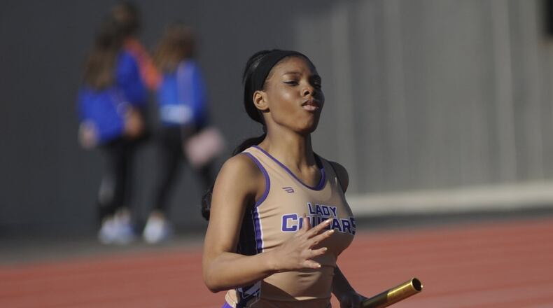 The 68th Dayton Edwin C. Moses Relays was held at Welcome Stadium on Friday, April 20, 2018. MARC PENDLETON / STAFF