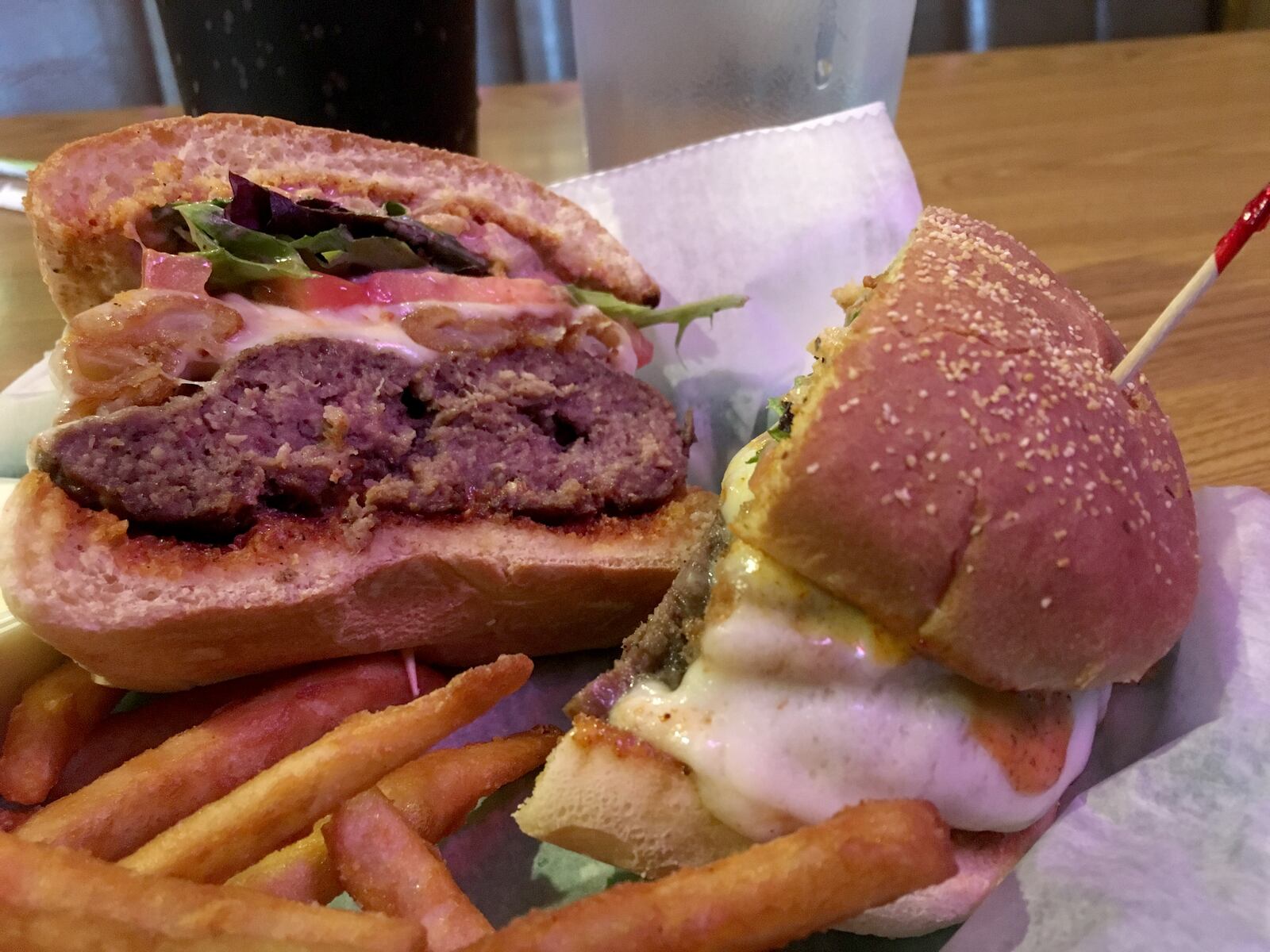 One Eyed Jack's will close permanently February 24. The restaurant's Bloomn' Onion burger and fries  are pictured.  Photo: Amelia Robinson