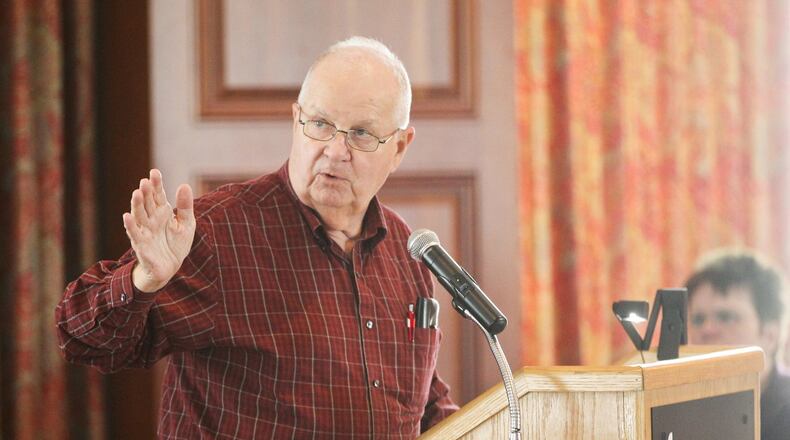 Hamilton historian and former Journal-News Editor Jim Blount died Tuesday, Aug. 22. He was 82. GREG LYNCH / STAFF