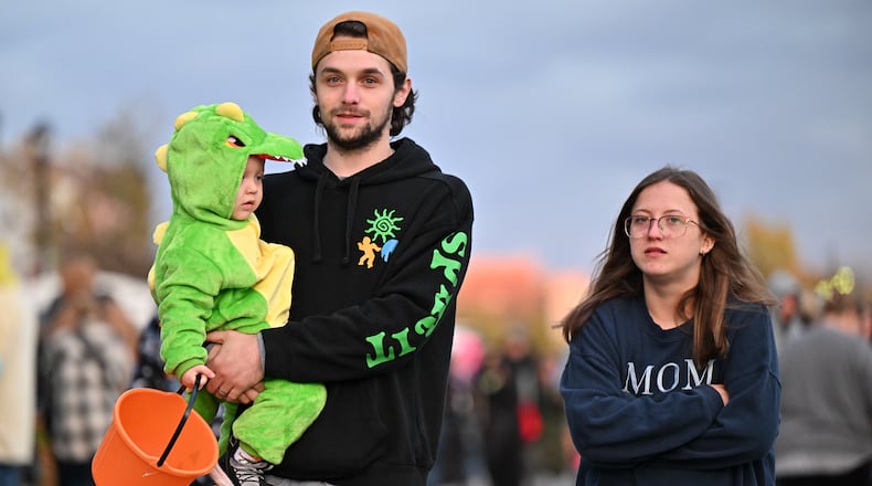 Over a thousand trick-or-treaters flocked to Austin Landing on Wednesday, Oct. 22. The complex's website says its trunk or treat event is the largest of its kind in the region. Aside from vendors in the complex passing out candy, food trucks, inflatables and a DJ were on site. BRYANT BILLING/STAFF
