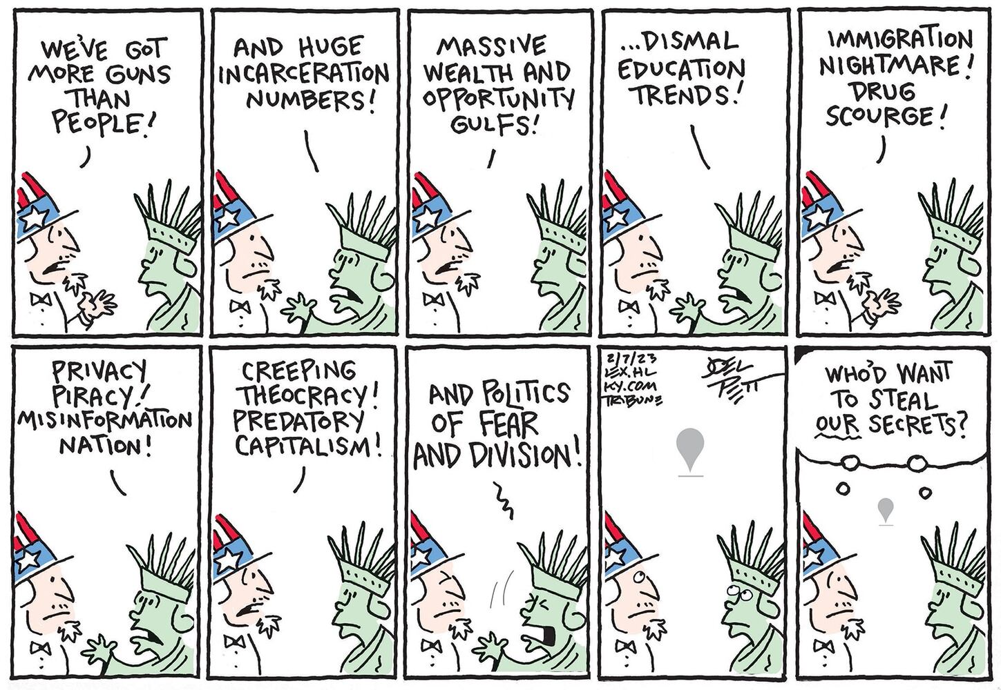 WEEK IN CARTOONS: State of the Union, Super Bowl, Chinese balloon and more