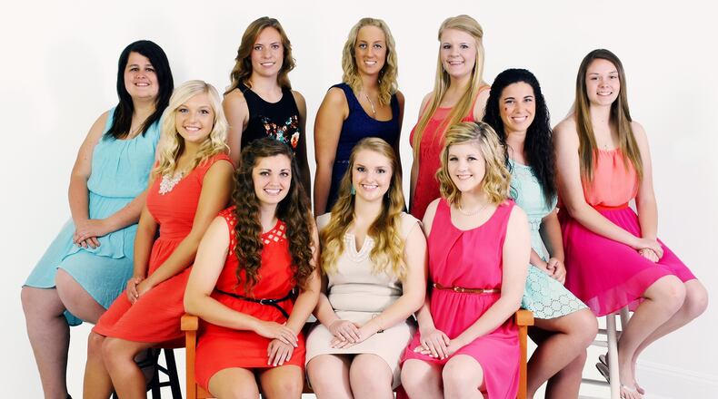 The 2015 Clark County Fair Queen Court. Photo contributed by Leithauser Photography