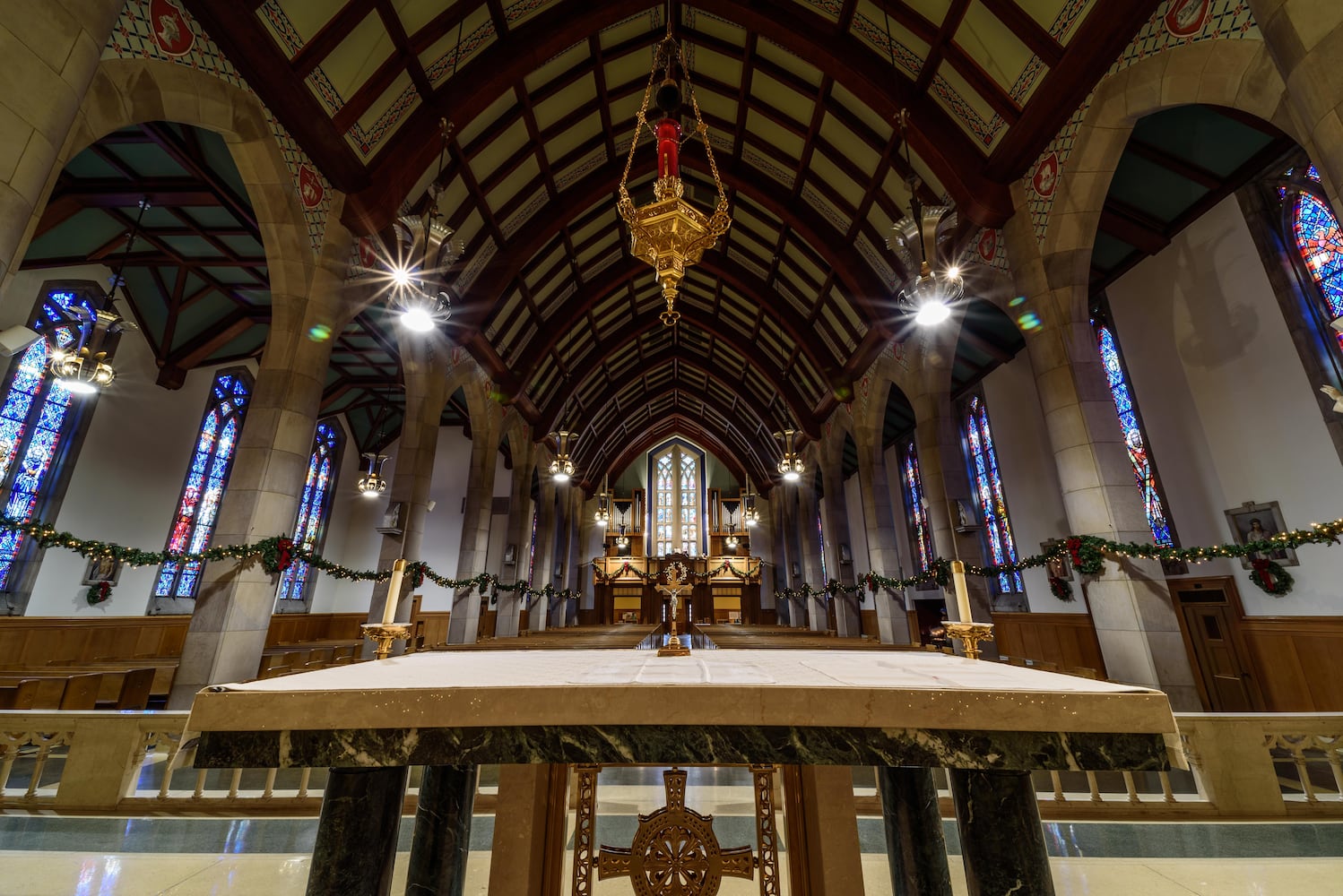 PHOTOS: A look inside St. Anthony of Padua Catholic Church decorated for Christmas