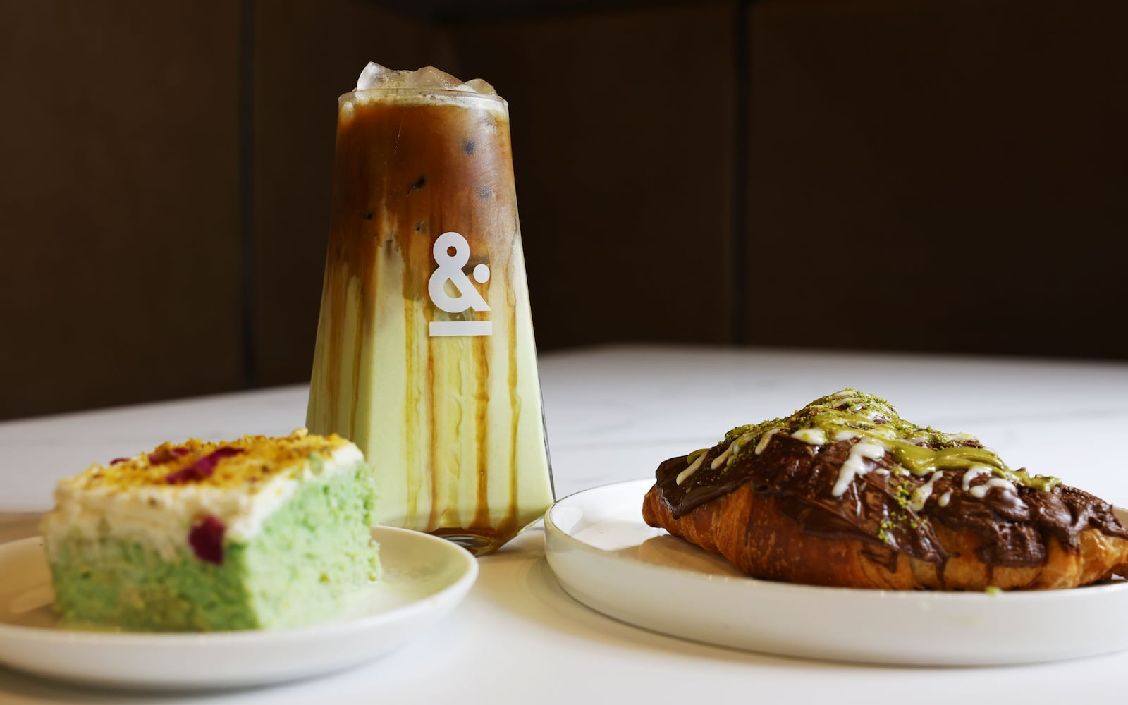 Moka & Co. coffee is open on Tylers Place Bvld. in West Chester Township. Moka & Co. offers Yemeni coffee and refresher drinks, cheesecake, milk cake, croissants, sandwiches and more. NICK GRAHAM/STAFF