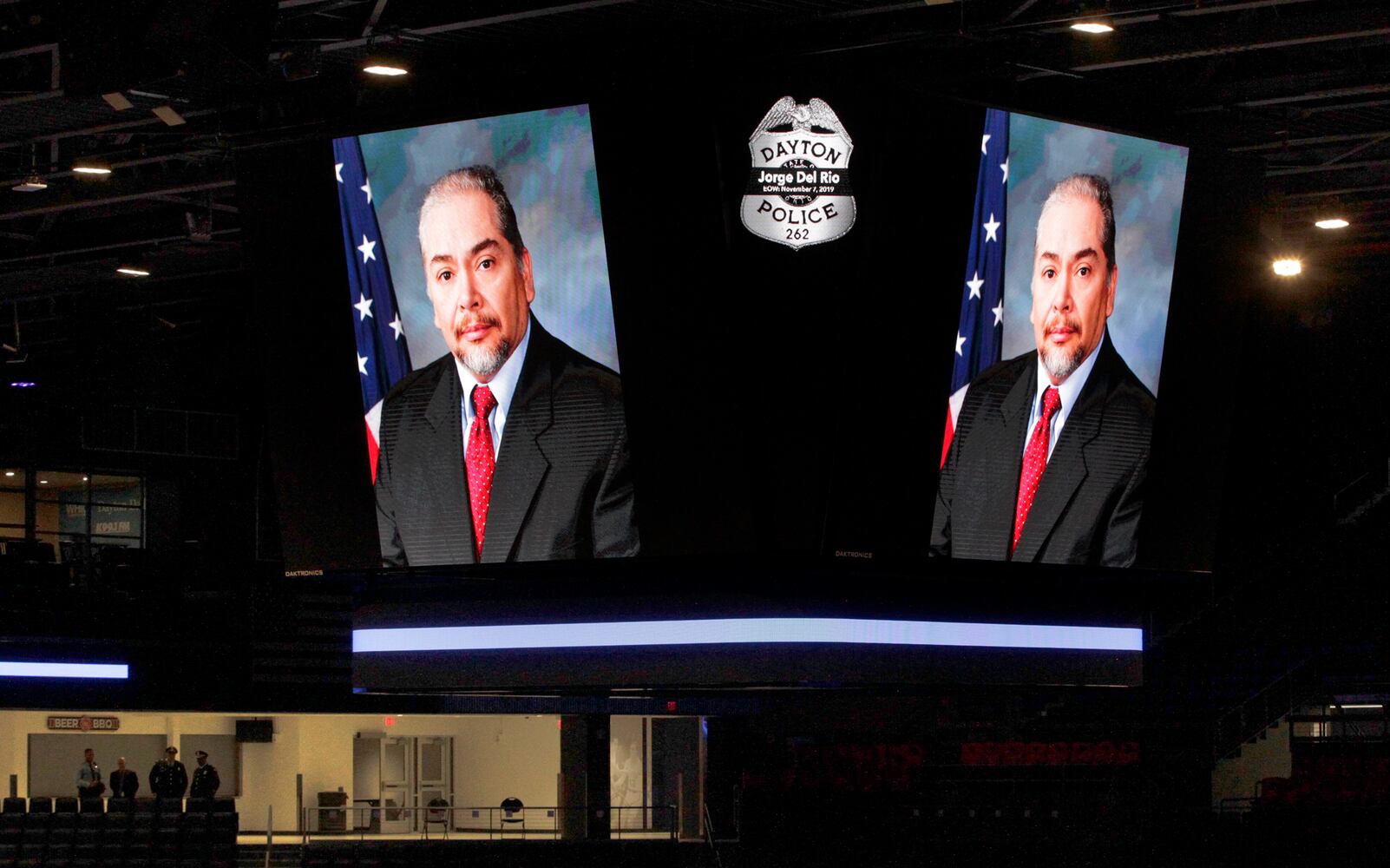 PHOTOS: City of Dayton honors Det. DelRio with memorial service, public viewing