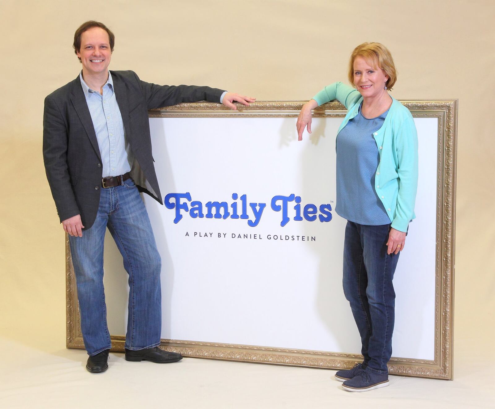 Jim Stanek as Alex P. Keaton and Eve Plumb as Elyse Keaton in The Human Race Theatre’s production of “Family Ties.” Submitted photo by Scott J. Kimmins