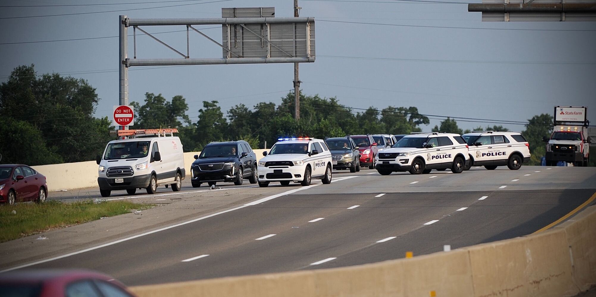 PHOTOS: Crash closes I-75 south at Stanley Ave.