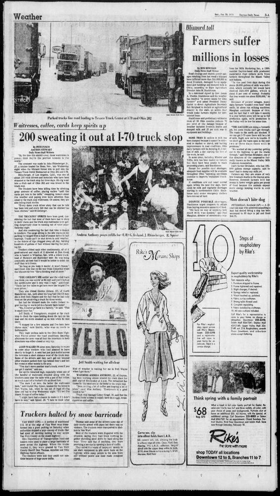 Winter Blizzard of 1978 Dayton