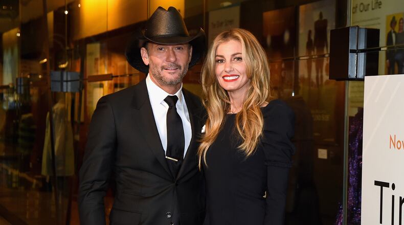 NASHVILLE, TN - NOVEMBER 15: Tim McGraw and Faith Hill attend the Country Music Hall of Fame and Museum's debut of the Tim McGraw and Faith Hill Exhibition on November 15, 2017 in Nashville, Tennessee. (Photo by Rick Diamond/Getty Images for Country Music Hall of Fame and Museum)