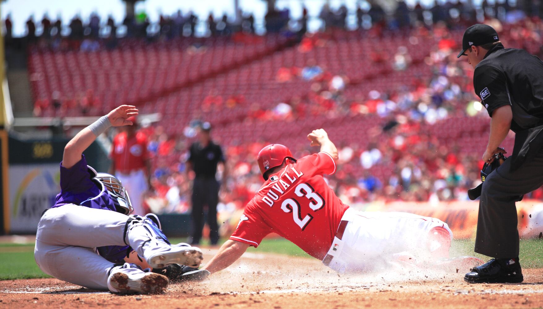 Photos: Reds beat Rockies on walk-off home run