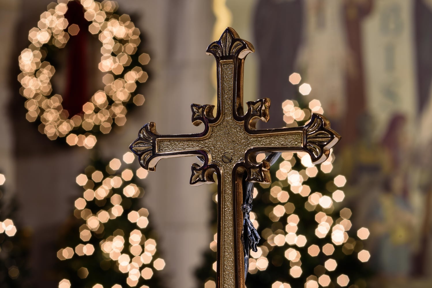 PHOTOS: A look inside St. Anthony of Padua Catholic Church decorated for Christmas