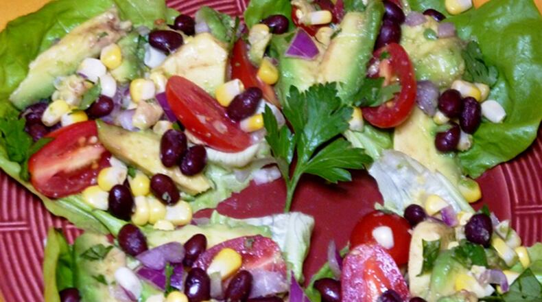 Roasted Portobello Mushroom “Tacos.” (Linda Gassenheimer/TNS)