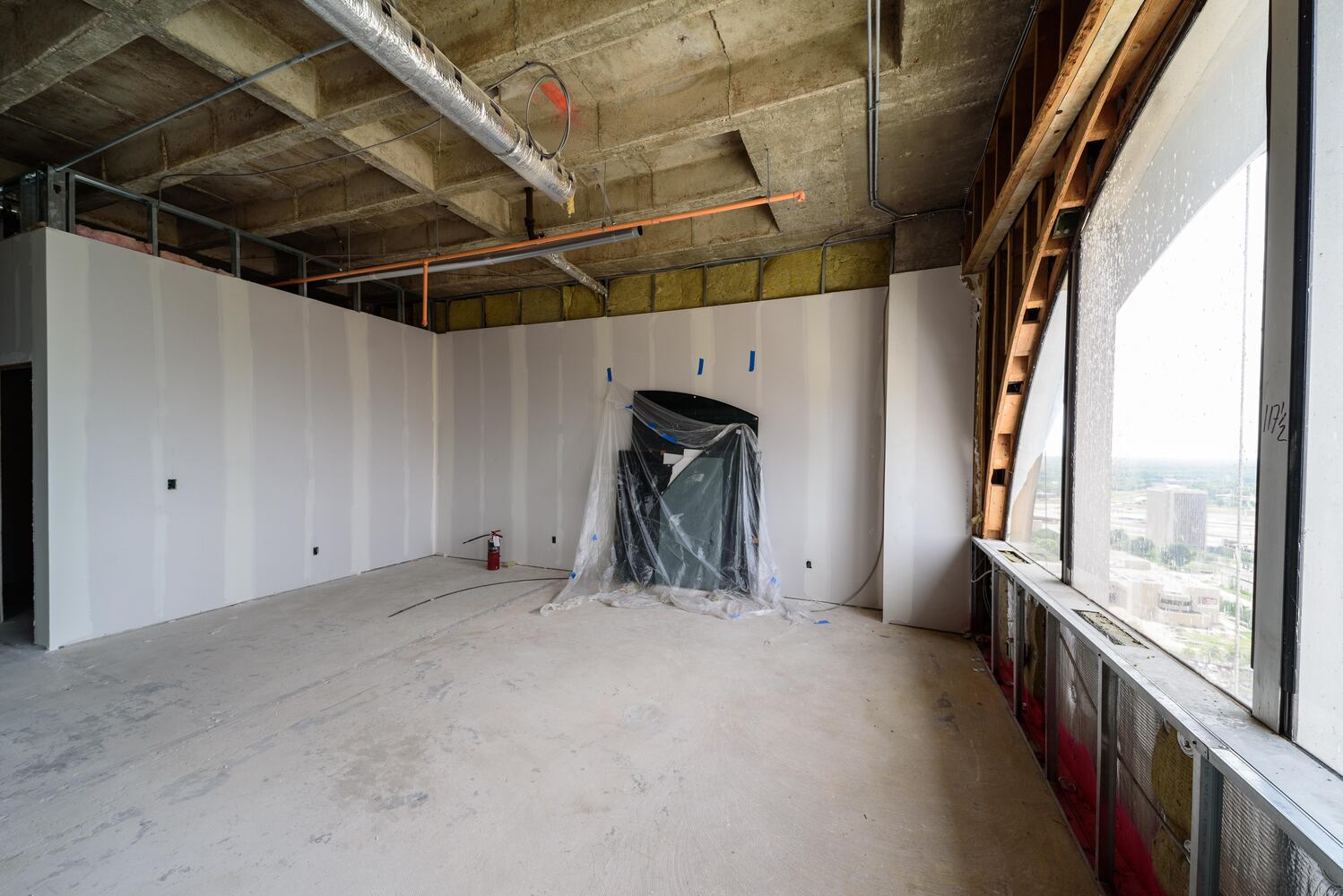 PHOTOS: Construction progress at The Deneau Tower in downtown Dayton