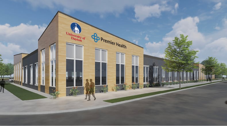 A rendering of the proposed medical facility on Brown Street. Courtesy of UD