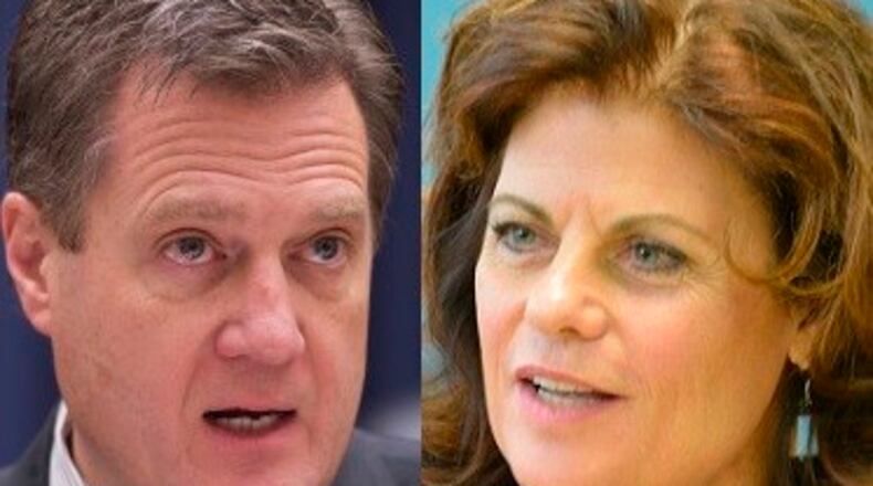 Congressman Mike Turner and Theresa Gasper.