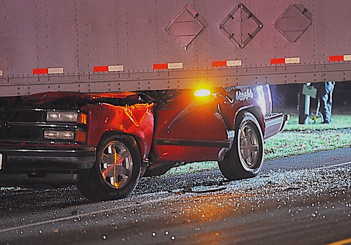 PHOTOS: Fatal accident involving pickup and semi on Dayton-Springfield Road