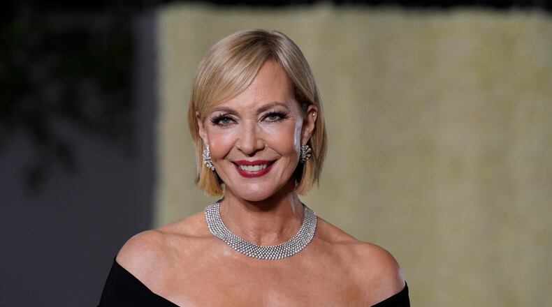 Allison Janney arrives at the second annual Academy Museum gala at the Academy Museum of Motion Pictures on Saturday, Oct. 15, 2022, in Los Angeles. (AP Photo/Chris Pizzello)