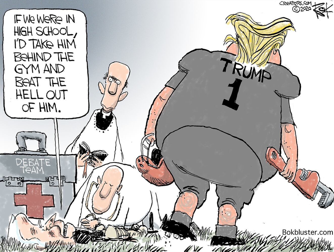 Week in cartoons: Trump's taxes, the presidential debate and more