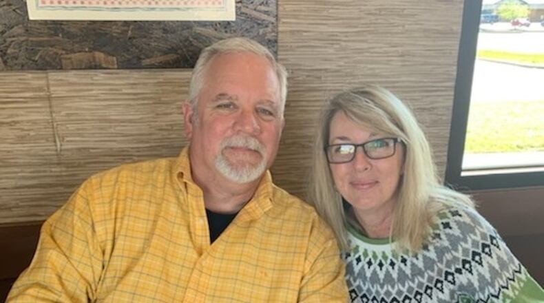 Pat McCoy met his biological half-sister Cheryl Sottile met for the first time in March. The Indiatlantic, Fla. woman came to Ohio after the two connected earlier this year. CONTRIBUTED