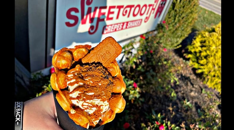 Sweet Tooth Crepes and Shakes, a dessert destination in Springboro, is closing the doors to its storefront but plans to continue catering events, according to a post on the establishment’s Facebook page. FACEBOOK PHOTO