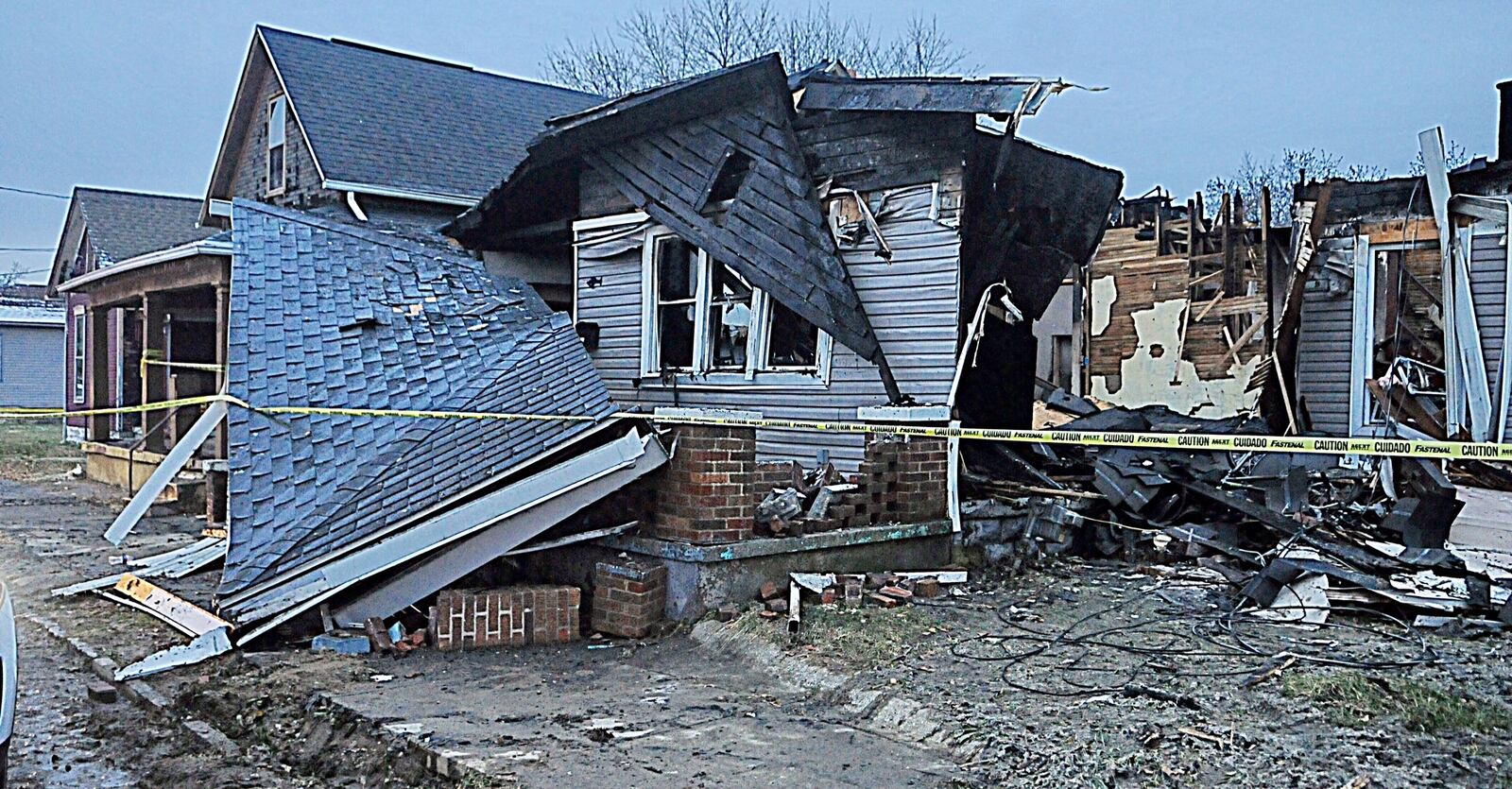 Officials responded to the 40 block of George Street on a reported house fire just after 1 a.m. on November 29, 2018.