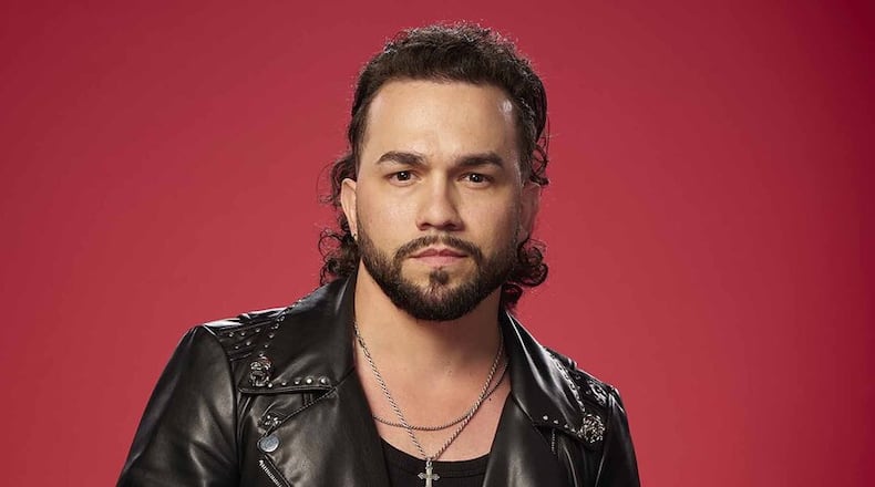 Elias Gomez of Hamilton on "The Voice" Season 28. Photo: Danny Ventrella/NBC