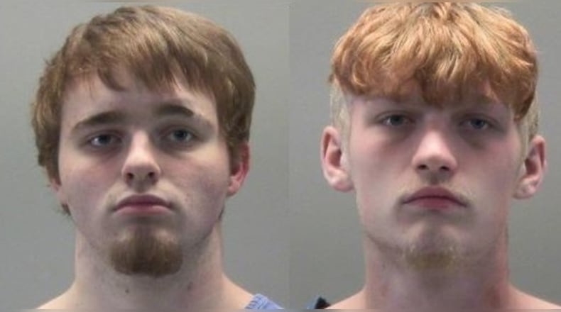 Cole Lee Smith, left, and Christopher Douglas West. right