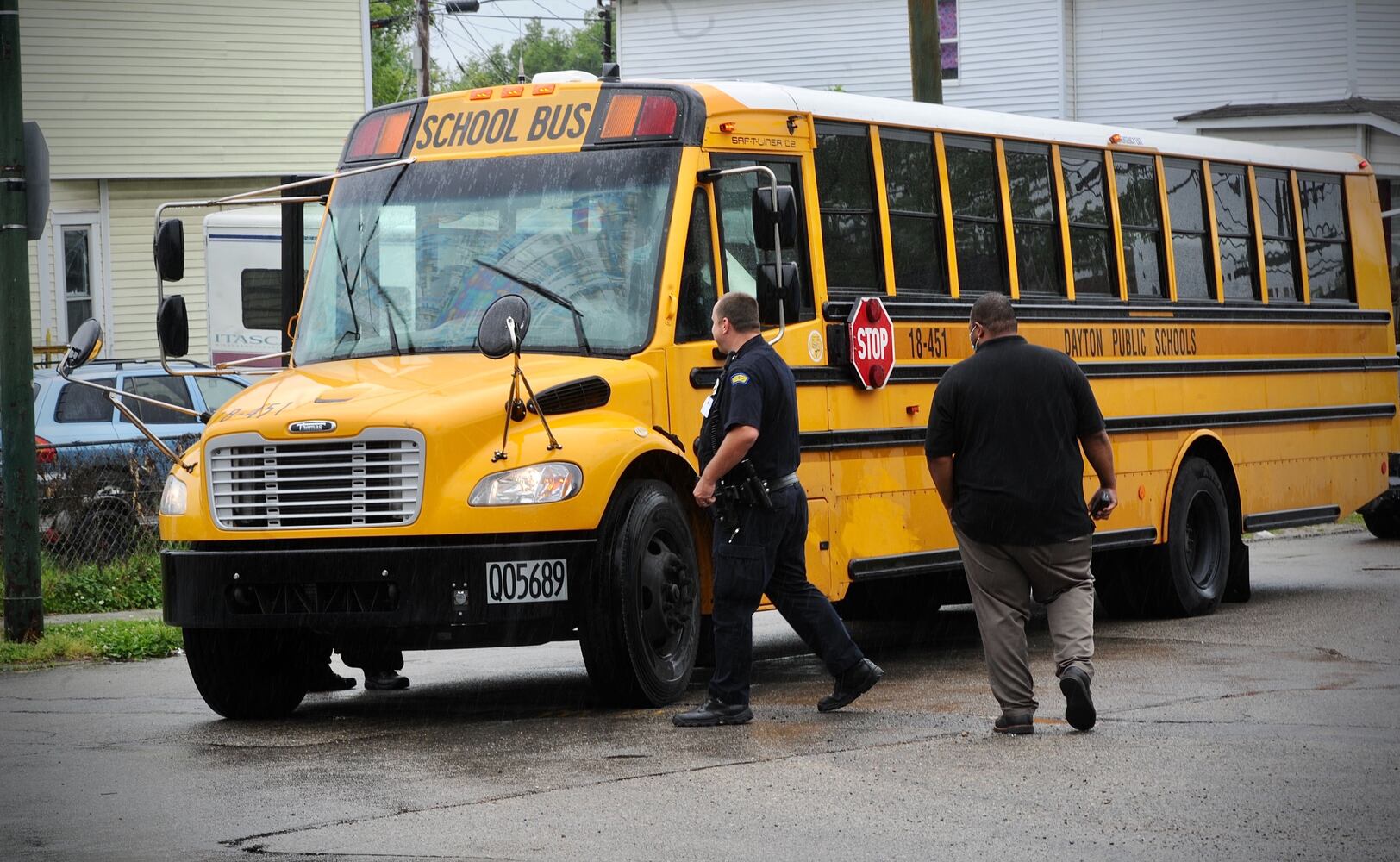 Dayton school bus reportedly strikes, injures pedestrian
