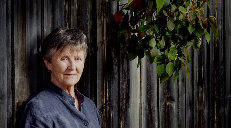 This photo provided by Orion Books shows Australian writer Helen Garner, winner of the 2025 Baillie Prize for Nonfiction in Melbourne, Aus. (Darren James Photography/Orion Books via AP)