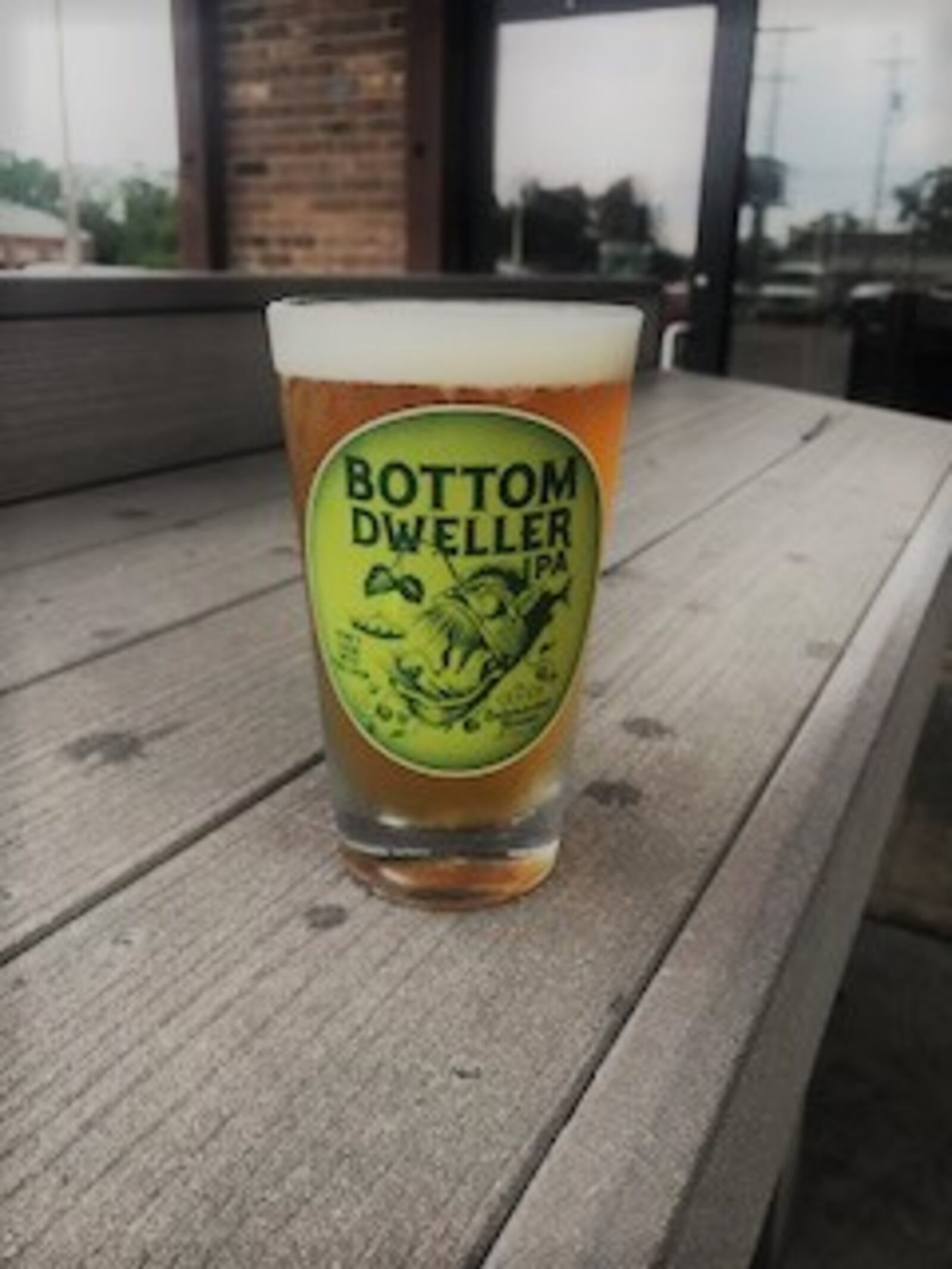 Bottom Dweller IPA: a Hairless Hare beer you can only get at Submarine House.
