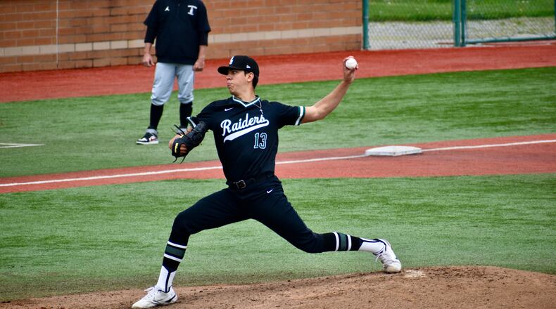 Wright State left-hander Sebastian Gongora, a Chaminade-Julienne grad, earned Horizon League pitcher of the week honors for a recent shutout victory over Youngstown State. Jessica Roberts/Wright State Athletics