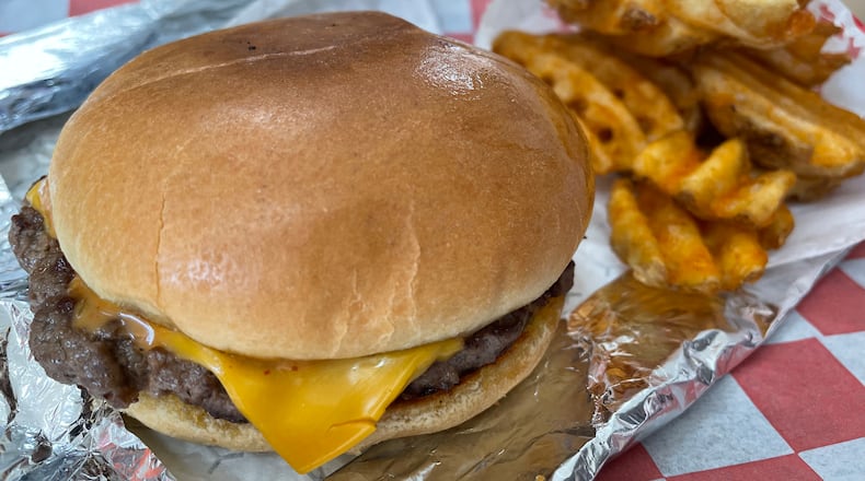 Halal Burgers is expected to open in early April at 2624 Colonel Glenn Highway in Fairborn near Wright State University. NATALIE JONES/STAFF